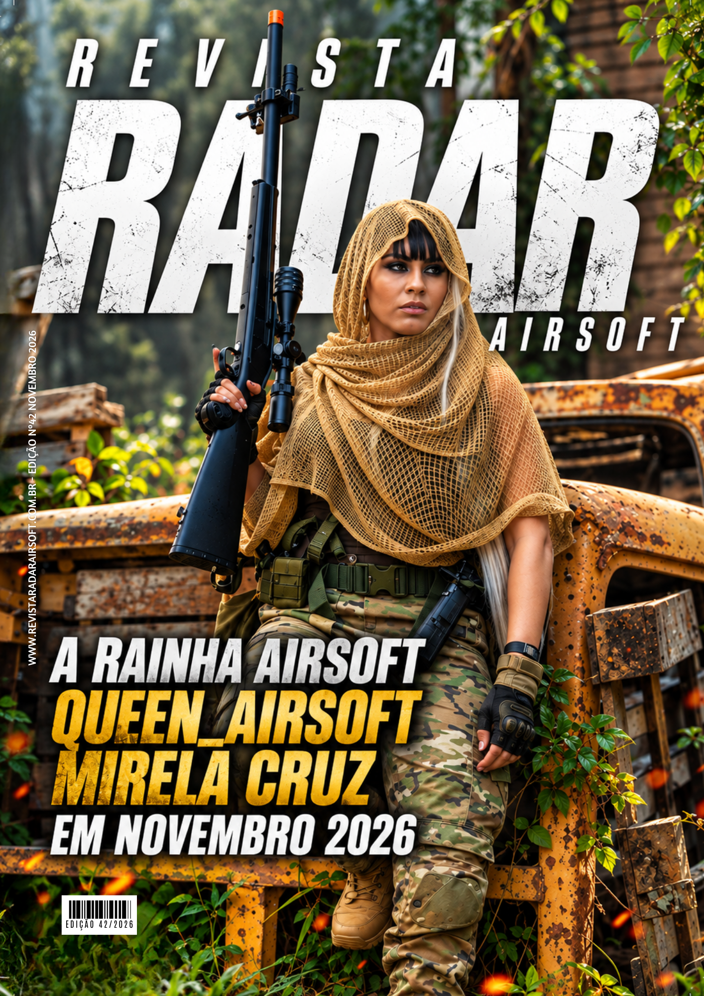 MIRELA CRUZ: A RAINHA DO AIRSOFT QUE CONQUISTOU OS CAMPOS