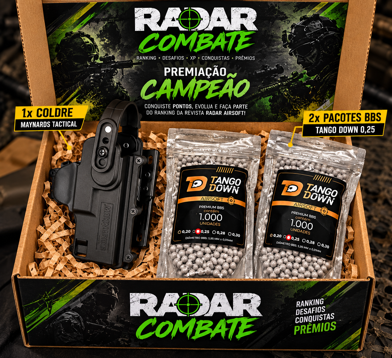 ⚔️ RADAR COMBATER — PREMIAÇÃO 2026